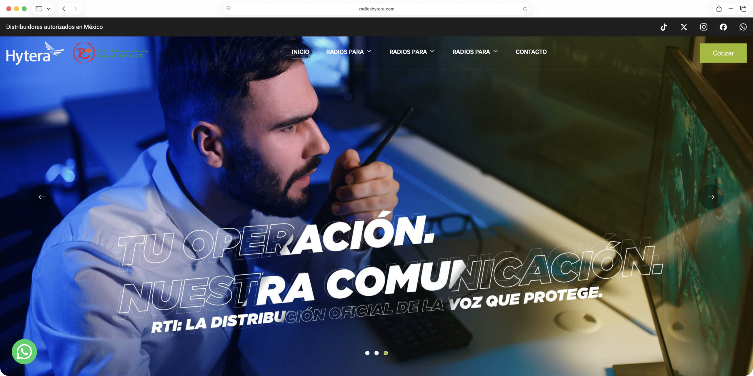 RTI México - Sitio Web Hytera