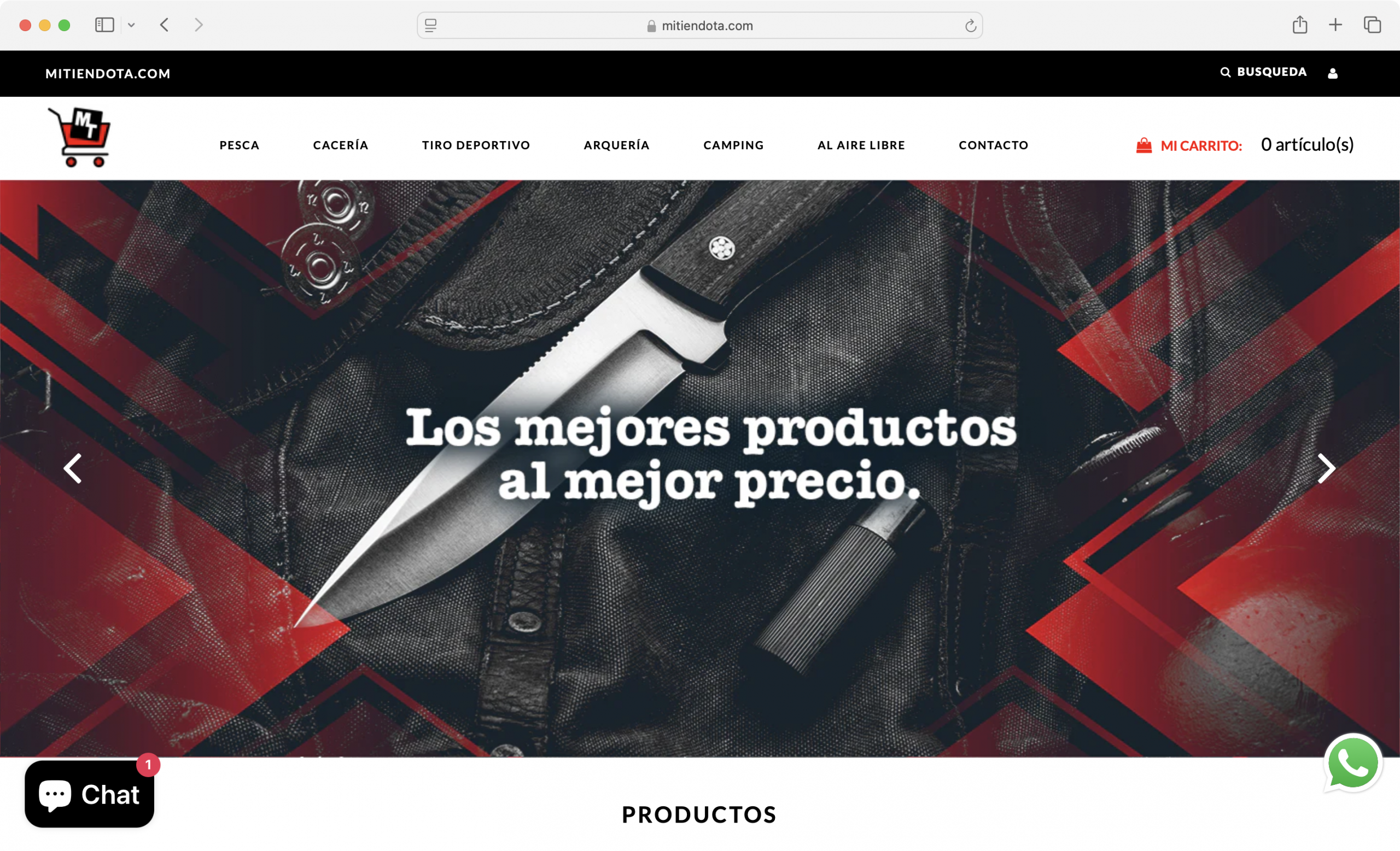 Sitio Web Mi Tiendota